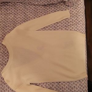 Knit cream sweater